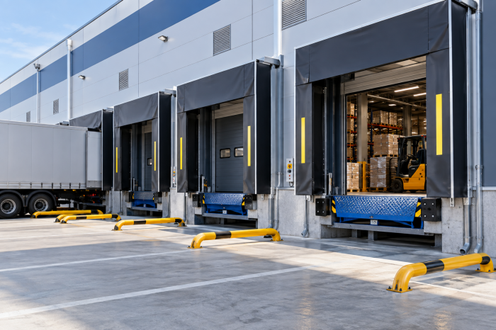 Как организовать погрузочную зону склада: основные элементы